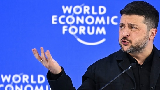 Earlier on Thursday, Ukrainian President Volodymyr Zelensky said that a potential peace deal was โnearly readyโ. (AFP file photo)