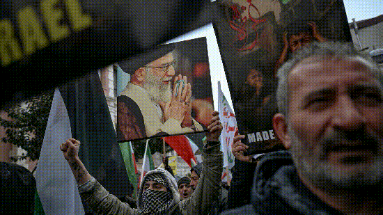 Photograph taken or from recent public protests in Iran by news agencies. (AP, AFP, Reuters)