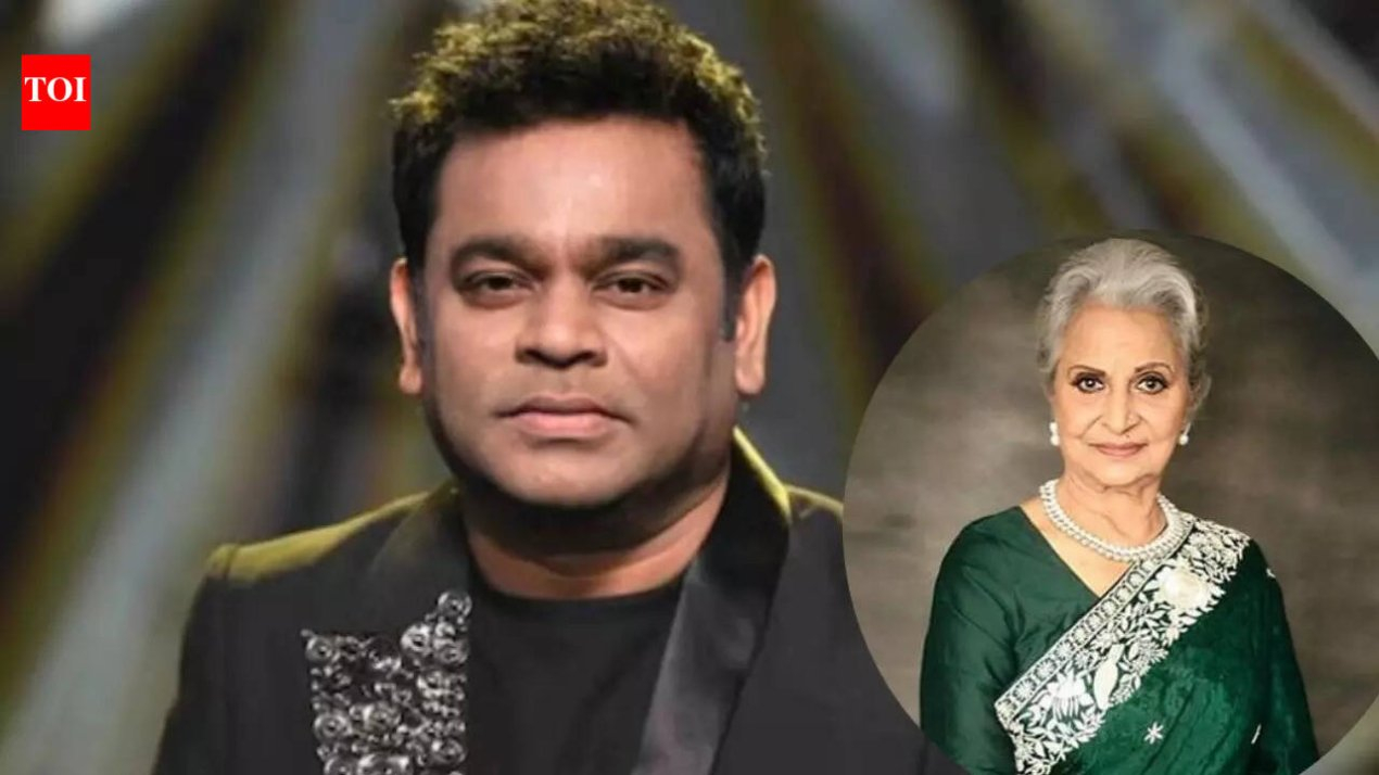Waheeda Rahman reacts to AR Rahman's 'communal' remark: 'Apni shaanti se raho, yeh mulk hai humaara' | – The Times of India