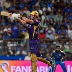 Cameron Green plays a shot against Mumbai Indians. (Raju Shinde)