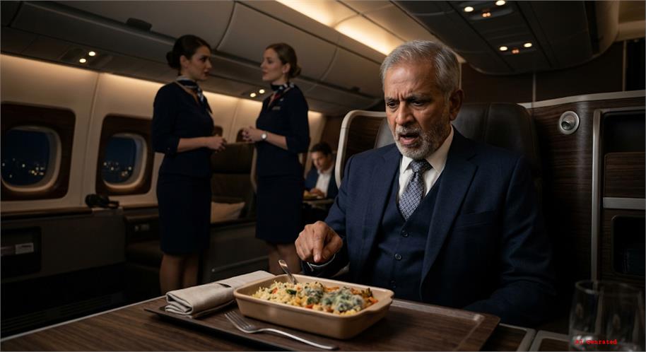 Air India की फ्लाइट में High Court जज को परोसा फंगस लगा खाना, टोकने पर क्रू ने पार की सारी हदें! FIR दर्ज