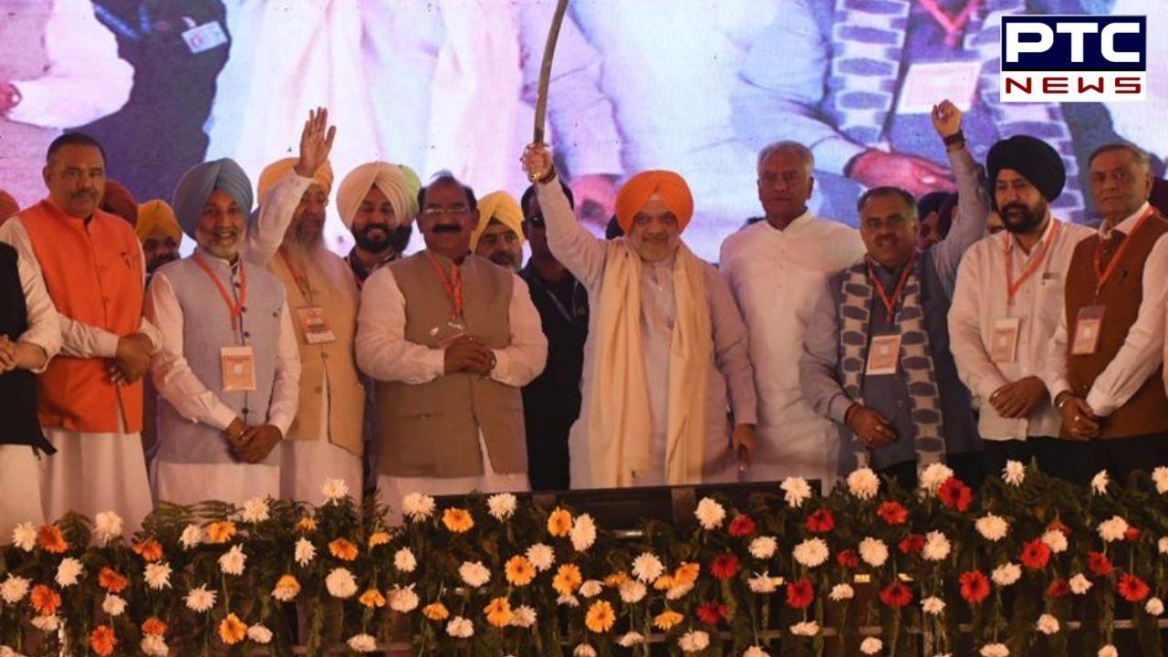 Moga Rally ’ਚ ਗ੍ਰਹਿ ਮੰਤਰੀ ਅਮਿਤ ਸ਼ਾਹ ਨੇ CM ਮਾਨ ਨੂੰ ਘੇਰਿਆ, ਕਿਹਾ- 4 ਸਾਲ ’ਚ ਕੋਈ ਵੀ ਵਾਅਦਾ ਨਹੀਂ ਕੀਤਾ ਪੂਰਾ