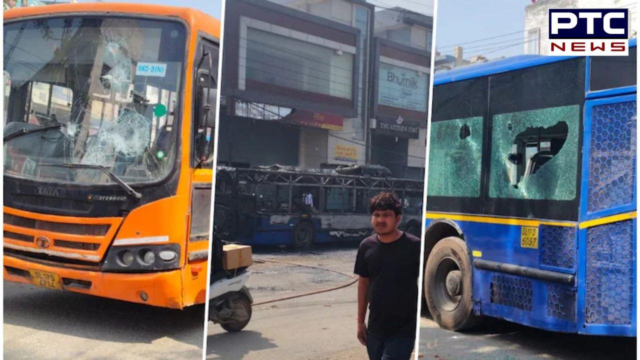 Delhi ਦੇ ਨਾਂਗਲੋਈ ’ਚ ਵੱਡਾ ਹਾਦਸਾ; DTC ਬੱਸ ਨੇ ਰਾਹਗੀਰਾਂ ਨੂੰ ਦਰੜਿਆ; 2 ਲੋਕਾਂ ਦੀ ਮੌਤ, ਭੜਕੇ ਲੋਕ