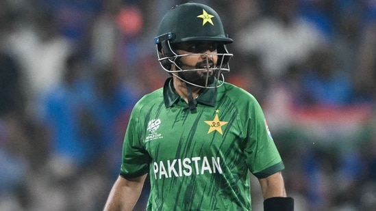 Babar Azam has been dropped from Pakistan’s ODI squad. (AFP)