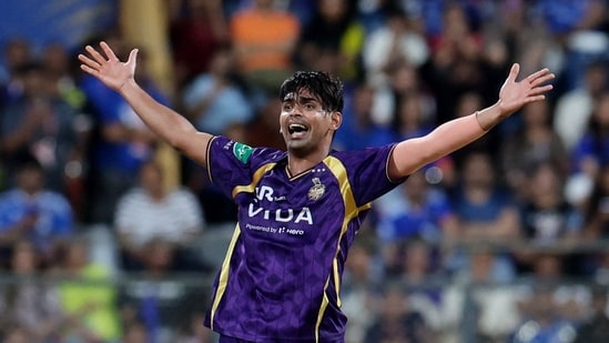 Kartik Tyagi scalped one wicket against the Mumbai Indians. (REUTERS)