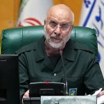 Iran’s Parliament Speaker Mohammad Bagher Ghalibaf, dressed in an IRGC uniform, chairs a session in Tehran on February 1, 2026, (AFP)