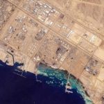 This satellite image shows the oil infrastructure at Saudi Arabia’s western Red Sea port of Yanbu. Here, a network of pipes bisecting the Arabian peninsula connects the storage tanks, refineries and oil fields along the Gulf coast in the east to the Red Sea to the west. The plan to use this side, however, only works smoothly if Yemen’s Houthis stay on the sidelines. (Planet Labs PBC/AFP)