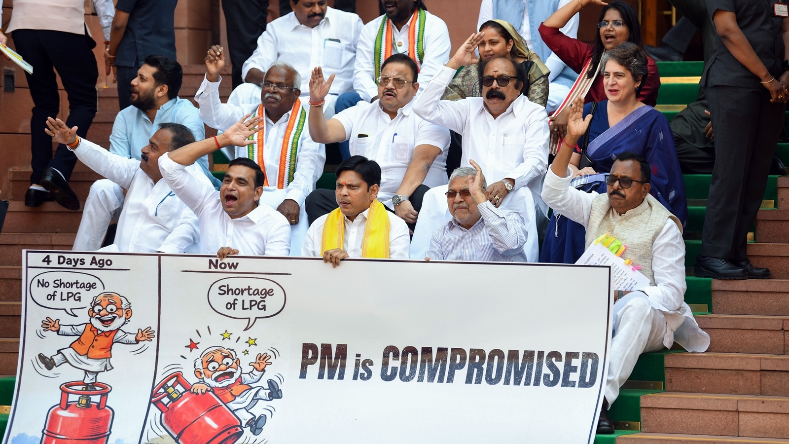 Seeking Parliament debate on West Asia war, Opposition seeks to turn up heat on govt over fuel crisis