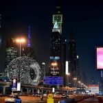 A view of down town Dubai on March 3, 2026. (AFP)