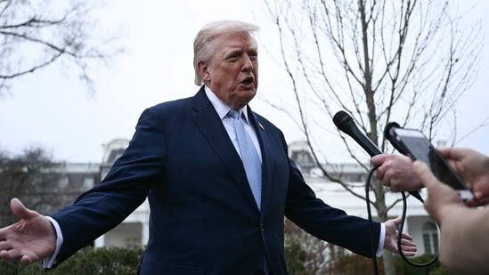 Speaking in an interview with a Fox reporter, Trump said the talks with Iran has been meaningful and could lead to a resolution. (AFP)