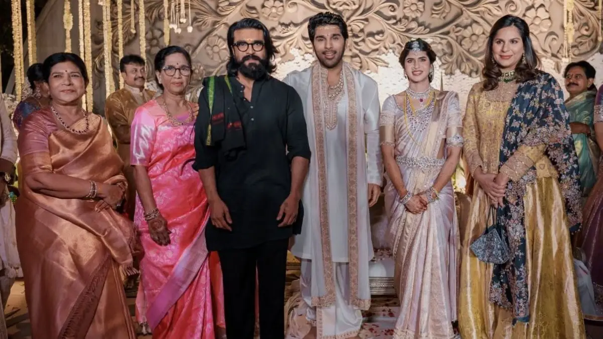 Allu Sirish-Nayanika Ties The Knot In An Intimate Wedding; Ram Charan, Allu Arjun, Chiranjeevi, Suriya, CM Revanth Reddy Attend