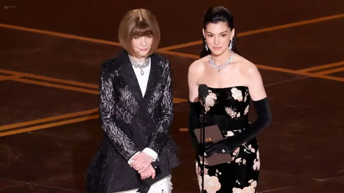 Anne Hathaway Returns To Oscars After 12 Years For A Fun The Devil Wears Prada Bit With Anna Wintour | Watch