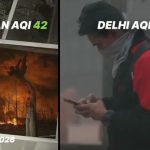 AQI of Delhi vs Tehran on March 9, 2026, according to AQI.in.
