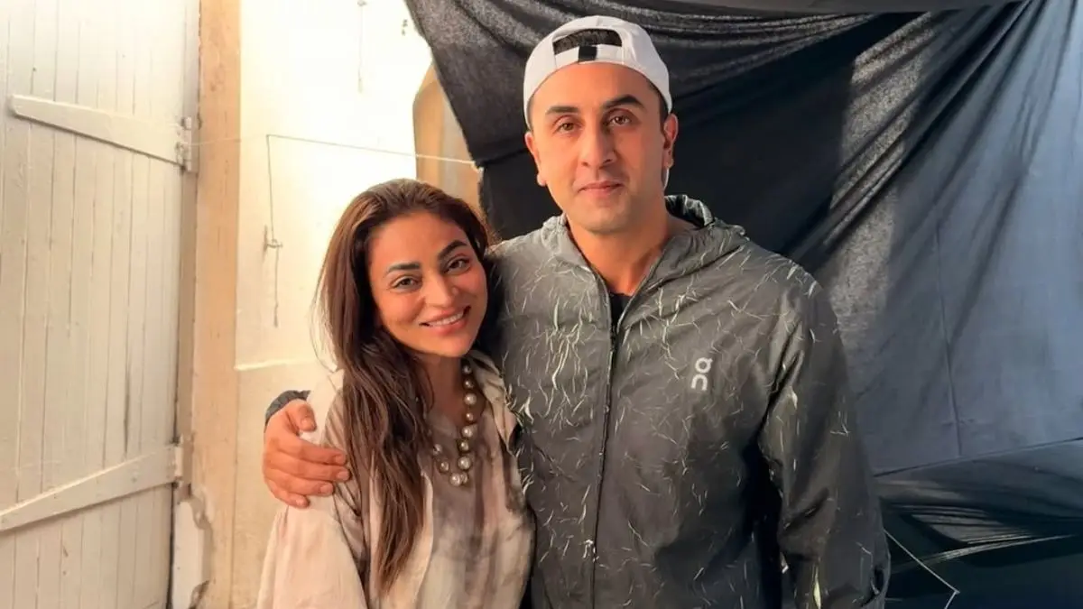 Ramayana Part 2 Goes On Floor, Designer Rimple Narula Poses With Ranbir Kapoor, Producer Namit Malhotra On The Set