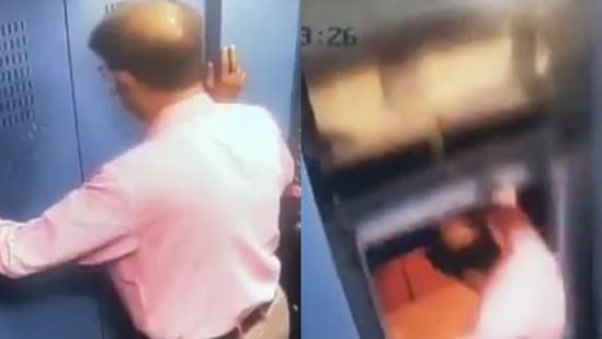 The incident reportedly took place in the Sabarmati Building, Sardar Heights, where Vatsal Panchal, a resident living on the ninth floor, narrowly escaped death (X)