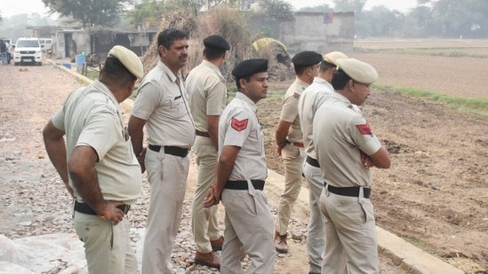 Sandeep Turan, public relations officer of Gurugram police, said that a team from the Sector 10 police station was immediately deployed at the hospital. (HT Photo/Subhash Sharma)