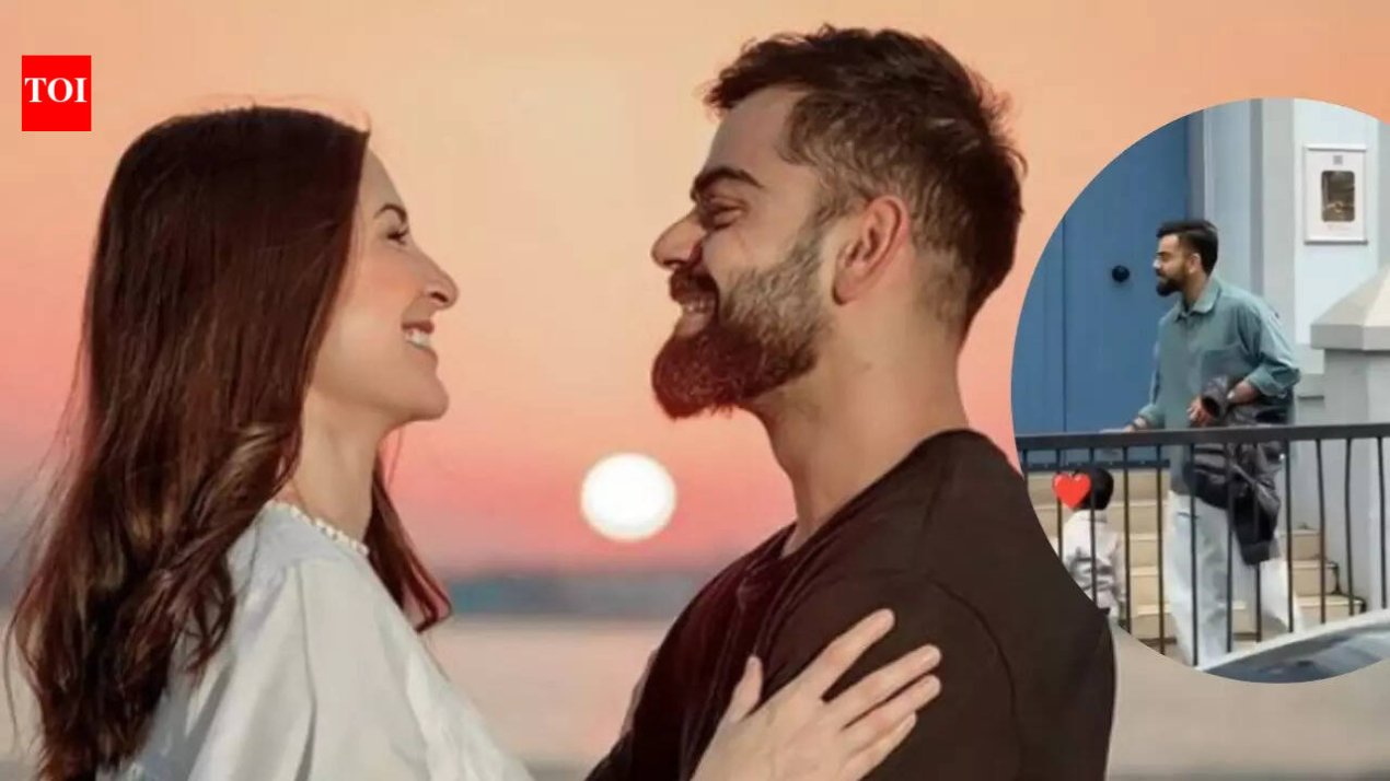 Virat Kohli takes a stroll in London with son Akaay, fans get nostalgic about his dating days with Anushka Sharma – WATCH VIDEO | Hindi Movie News – The Times of India
