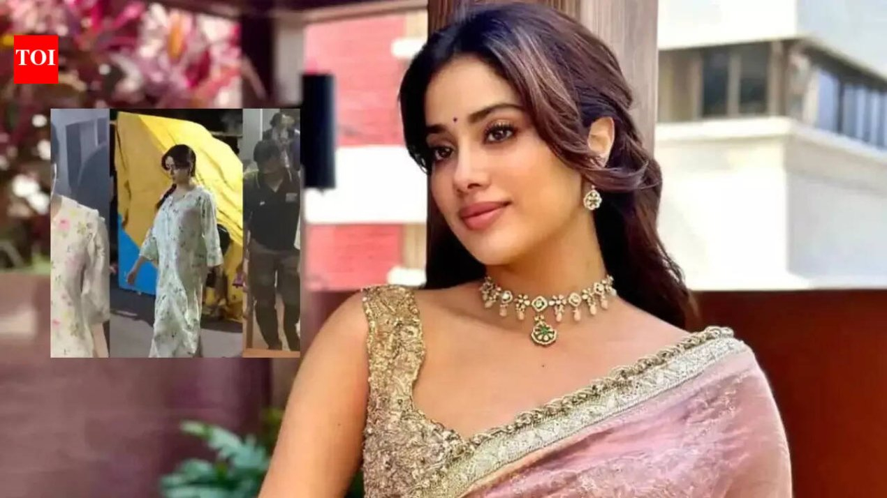 Janhvi Kapoor treks barefoot to Tirumala temple to seek blessings on her 29th birthday | – The Times of India
