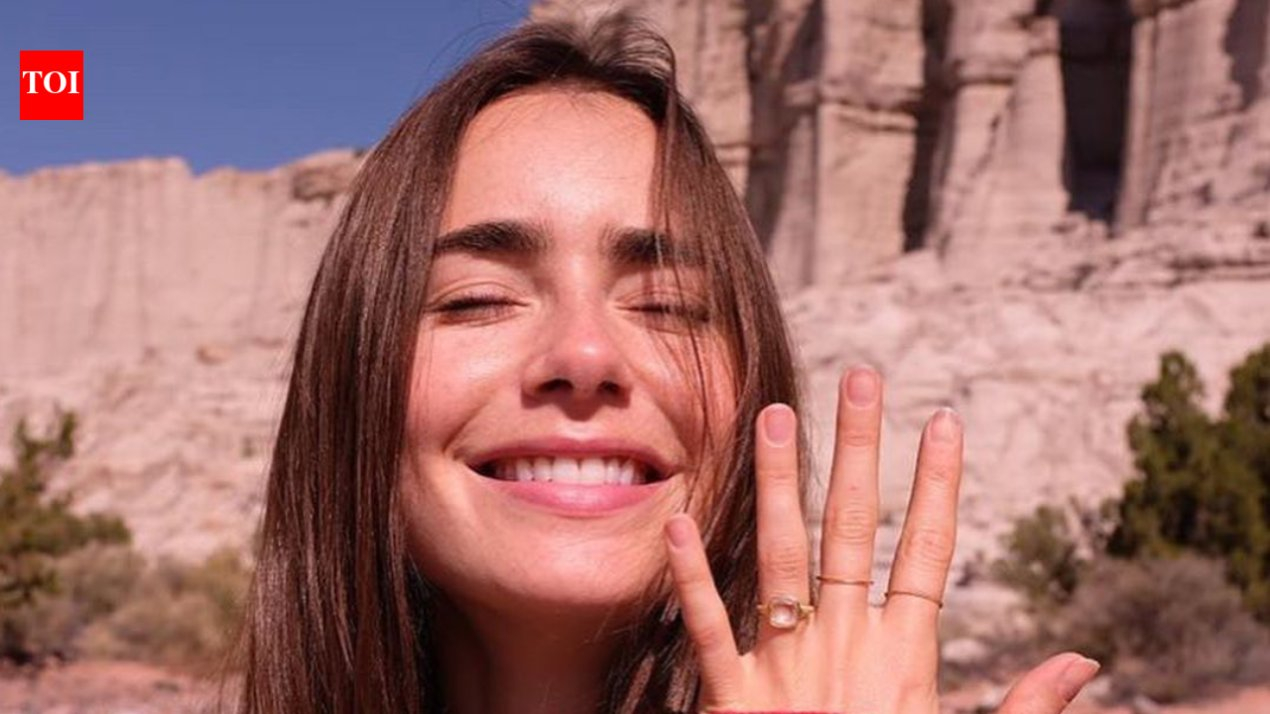 Lily Collins gets her stolen engagement ring back nearly three years after hotel theft:'Having this back means so much' | English Movie News – The Times of India