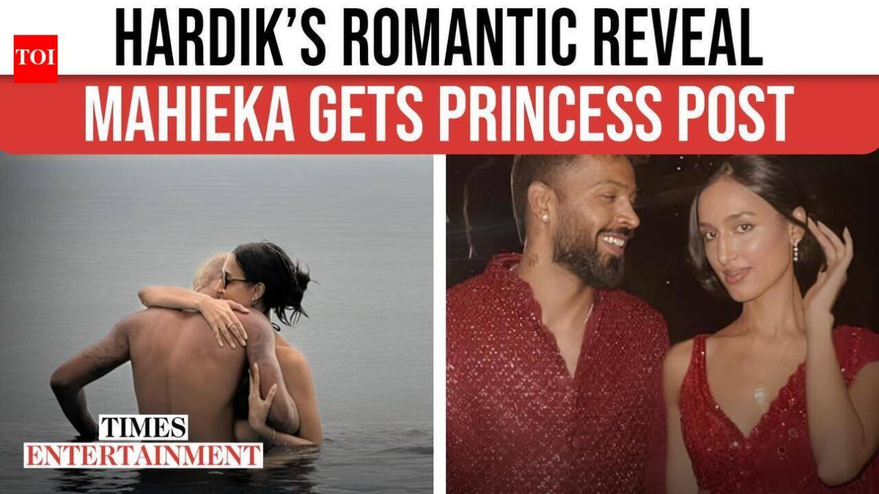 Hardik Pandya girlfriend: 'Everything has been going right': Hardik Pandya credits girlfriend Mahieka Sharma post T20 World Cup glory | – The Times of India