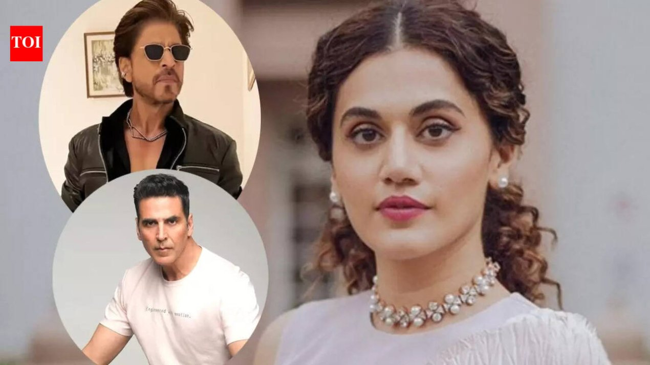 Taapsee Pannu says Shah Rukh Khan, Akshay Kumar don't have big entourages, questions producers for giving work to 'delusional' actors with huge teams | – The Times of India