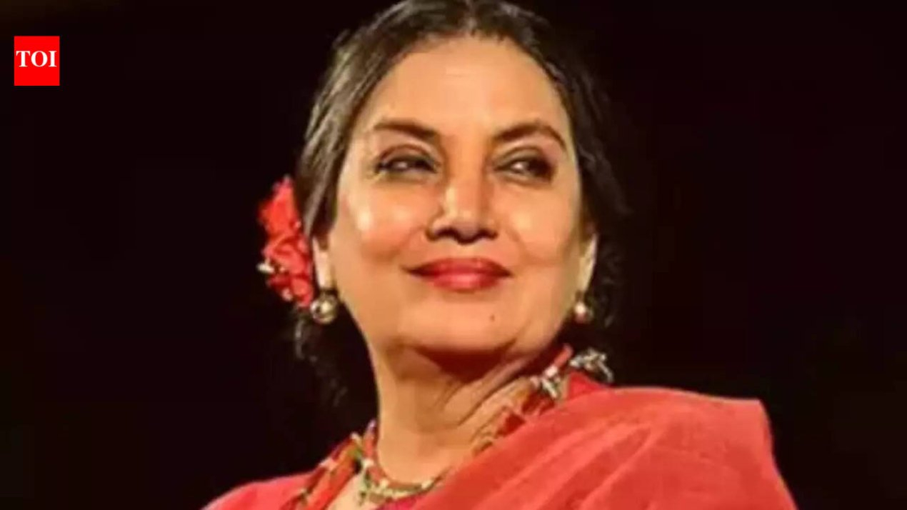 Shabana Azmi criticizes item songs in Bollywood, saying, 'A woman loses all control and surrenders to the male gaze' | – The Times of India