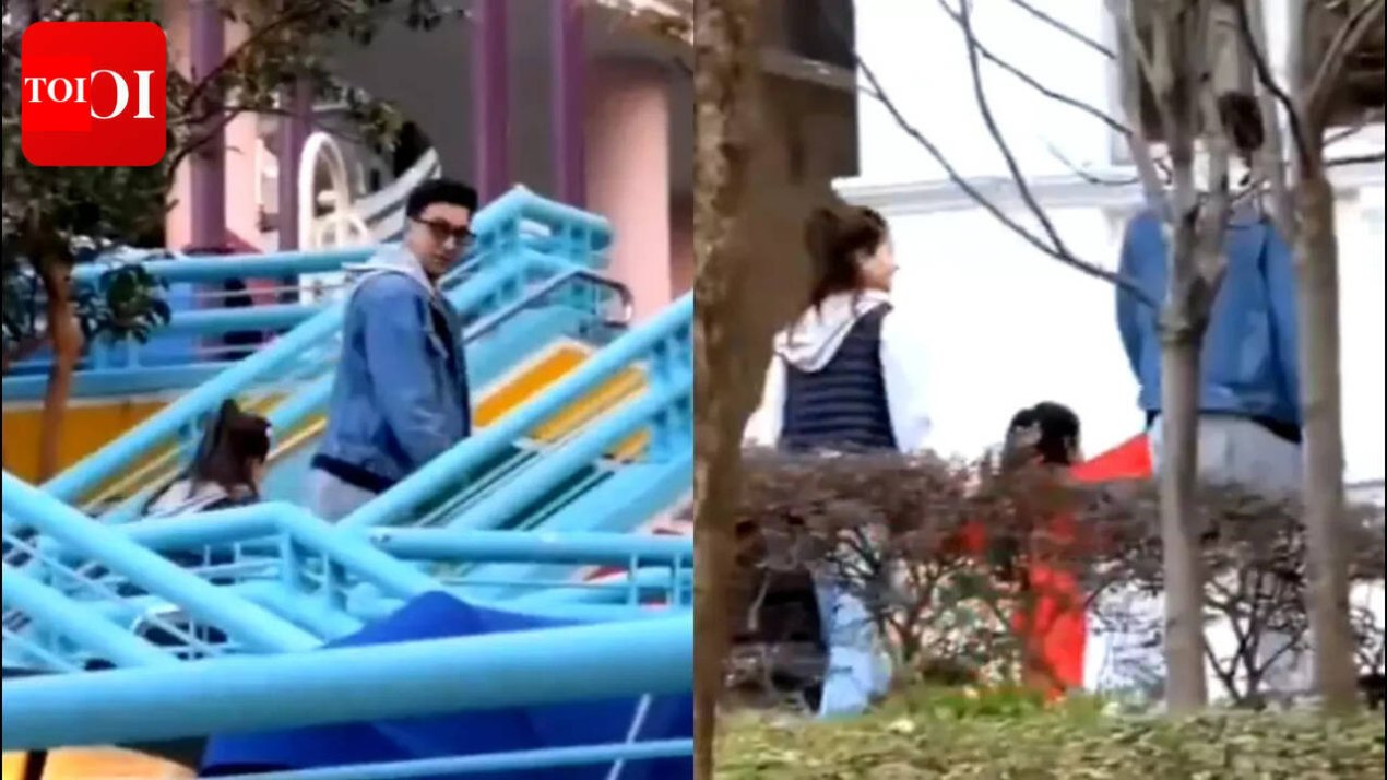 Ranbir Kapoor and Alia Bhatt SPOTTED in Hong Kong with daughter Raha ahead of actress' birthday – WATCH | – The Times of India