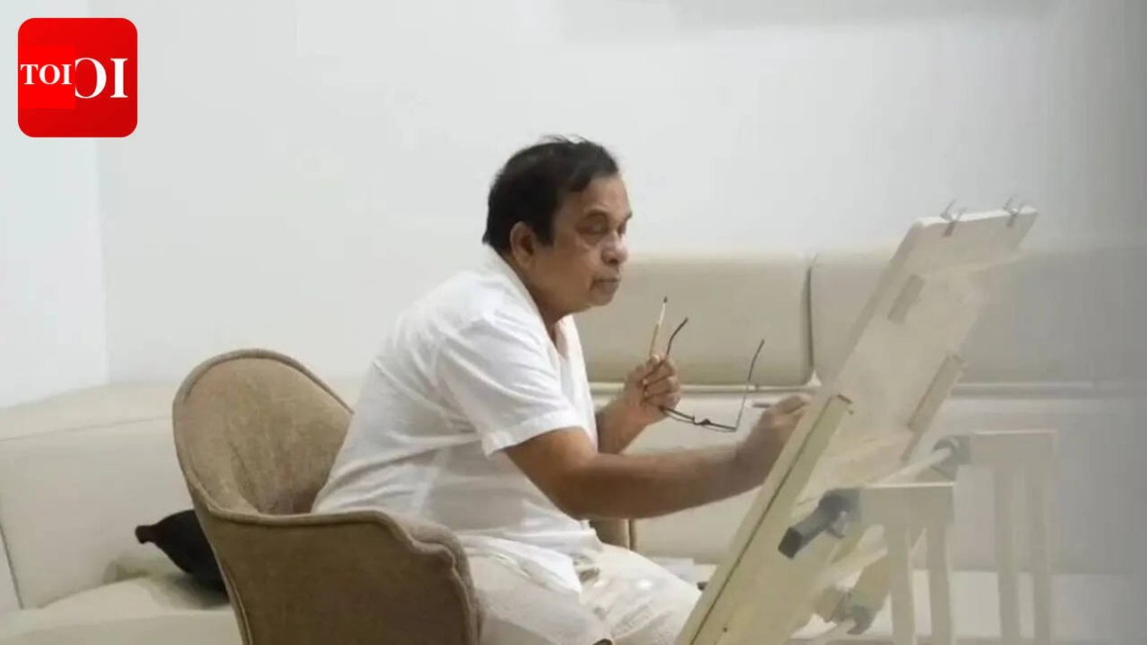 Inside Brahmanandam&rsquo;s artsy Hyderabad mansion: A glimpse into the comedy king&rsquo;s white-themed abode | – The Times of India