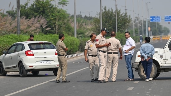 The police were also able to identify the taxi through the registration number and tracked it through its GPS system, and arrested the accused. (HT Photo/Representational Image)