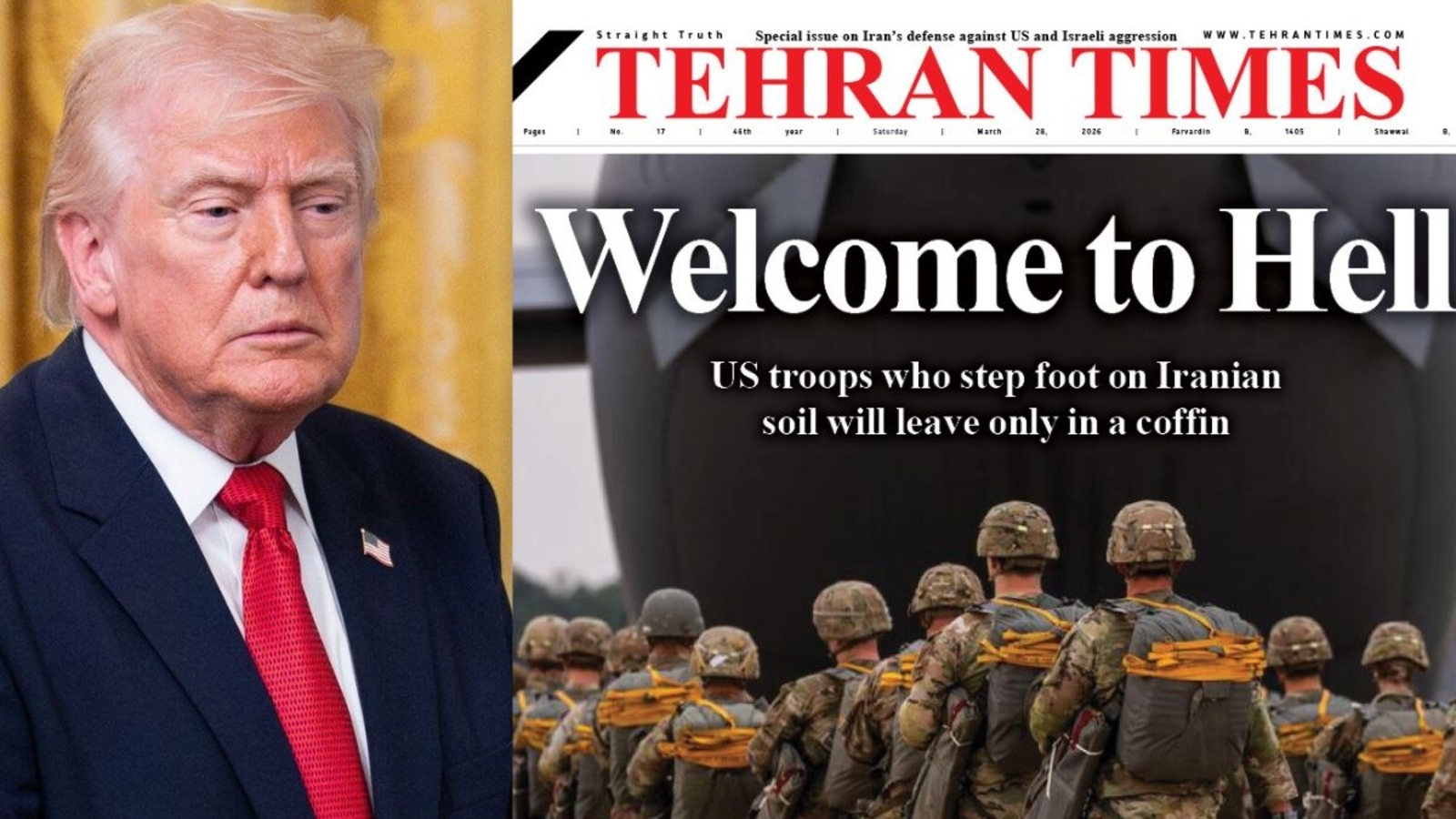 ‘US troops will leave in coffins’: Iranian daily’s ‘hell’ warning amid reports of possible ground invasion