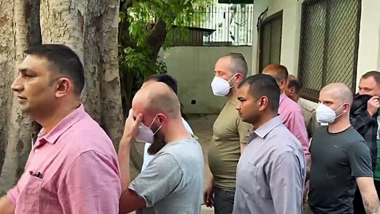 Indian agencies are now focused on identifying those who may have assisted the American citizen, Mathew Aaron VanDyke, and the Ukrainian nationals (ANI video grab)