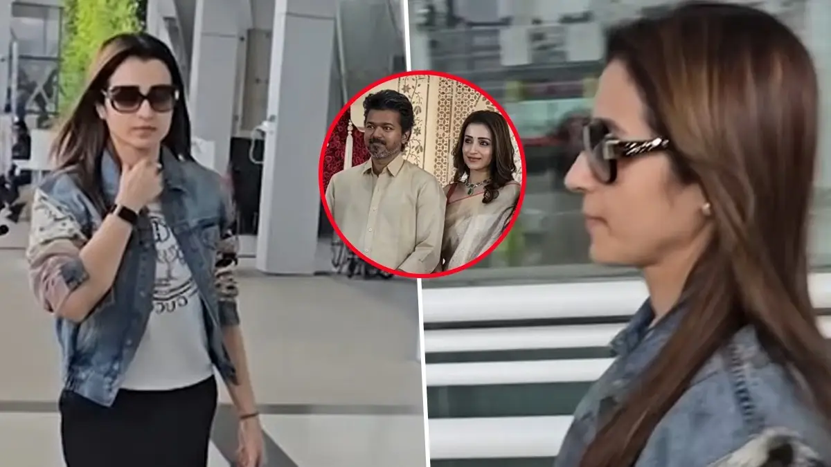 Trisha Avoids Question On Thalapathy Vijay’s Divorce Amid Their Linkup Rumours | Watch