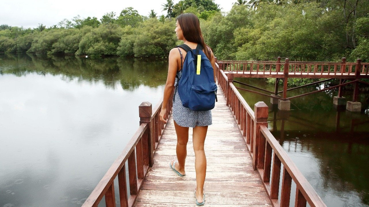 The concept behind rucking is straightforward: by adding load, it increases the intensity of a regular walk, turning it into a full-body workout. (Photo: Getty Images)