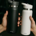 Bottles made of food-grade stainless steel are both safe and durable.