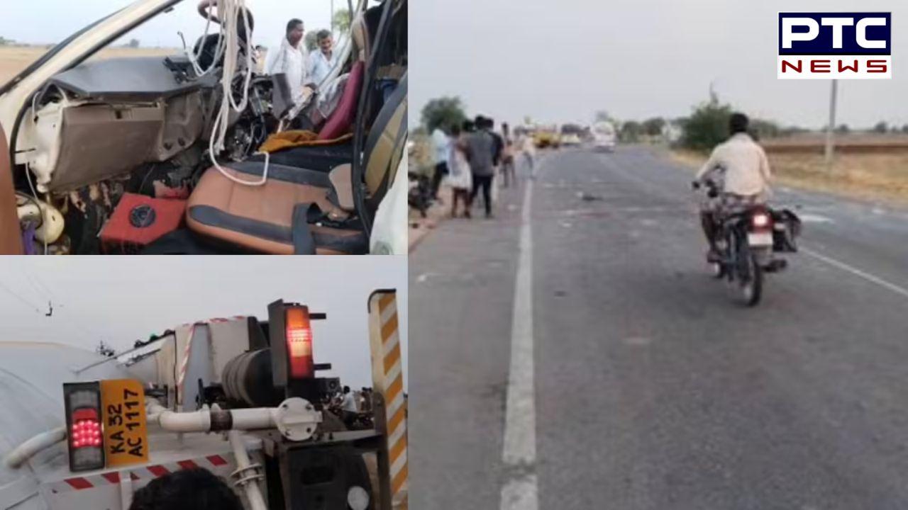 Andhra Pradesh ’ਚ ਭਿਆਨਕ ਸੜਕ ਹਾਦਸਾ; ਅੱਠ ਲੋਕਾਂ ਦੀ ਮੌਤ, PM ਮੋਦੀ ਨੇ ਕੀਤਾ ਮੁਆਵਜ਼ੇ ਦਾ ਐਲਾਨ