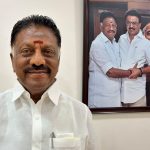 After Amma died, my smile faded, beginning to return now (with Stalin): OPS
