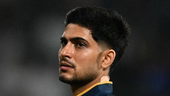Shubman Gill, the Gujarat Titans captain, has been fined ₹12 lakh (AFP)