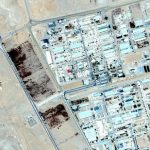 This image from an Airbus Defence and Space’s Pléiades Neo satellite shows a truck in the upper lefthand corner that analysts believe was carrying highly enriched uranium to a tunnel in the compound of the Isfahan Nuclear Technology Center, in Isfahan, Iran, June 9, 2025. (AP)