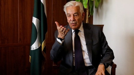 Asif warned India against carrying out false flag operations through Pakistani people in detention. (Reuters file)