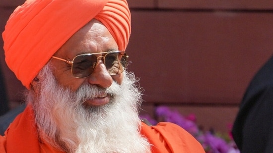 AAP MP Balbir Singh Seechewal at Parliament in New Delhi in March 2026. (PTI)