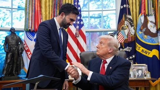 Trump and Mamdani are among the top leaders in the TIME influential list. (Bloomberg)