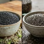Basil seeds are a marginally better source of calcium, while chia wins when it comes to iron and magnesium. (Photo: AI-generated)