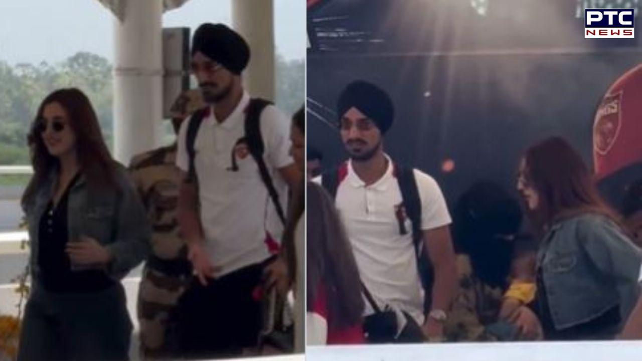 ‘ਫੜਿਆ ਗਿਆ ਸ਼ੇਰ…’, ਅਰਸ਼ਦੀਪ ਸਿੰਘ ਤੇ ਸਮਰੀਨ ਕੌਰ ਨੂੰ ਪਹਿਲੀ ਵਾਰ ਇਕੱਲੇ ਦੇਖ ਬੋਲੇ ਪ੍ਰਸ਼ੰਸਕ, ਵੇਖੋ ਵਾਇਰਲ ਵੀਡੀਓ