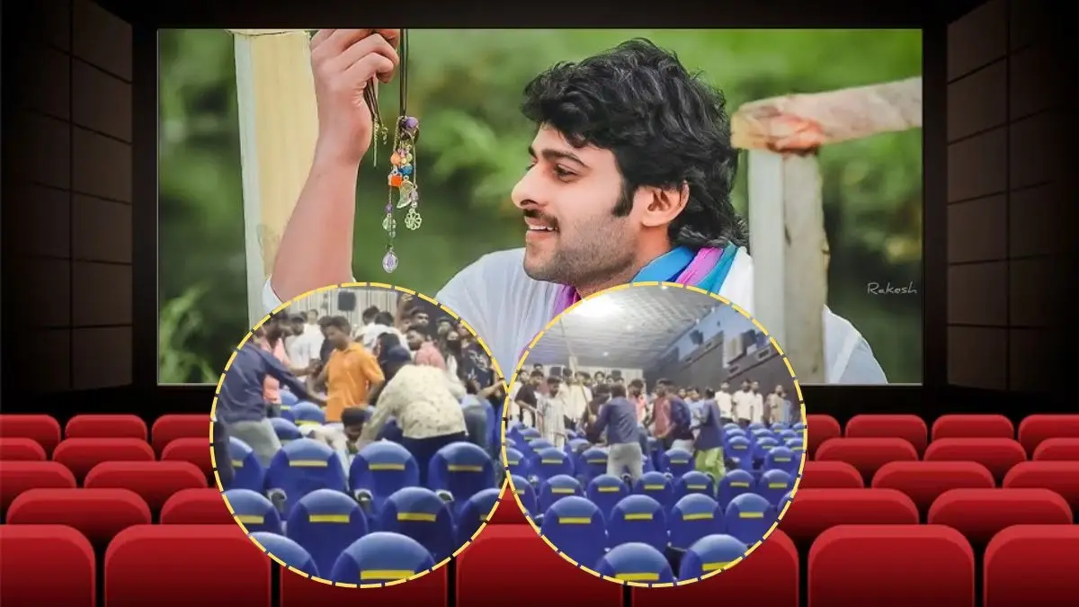 Prabhas Fan Thrashed With Sticks And Slippers At Darling Re-release Screening In Hyderabad, Appalling Video Surfaces