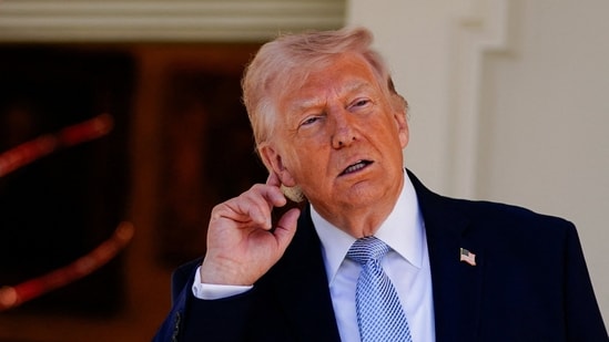 US President Donald Trump said that it is because of him that Iran will never have a nuclear weapon. (File Photo/REUTERS)