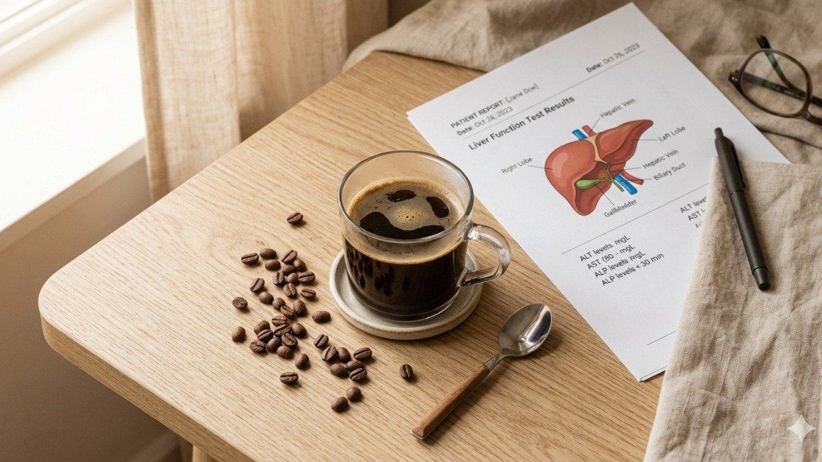 Coffee may help reduce liver damage and fibrosis, but it’s not a cure.