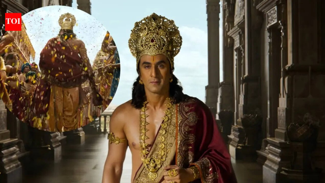 Ramayana Teaser: 'Ramayana' actor slams allegations of of AI usage in the teaser: 'I shot with Ranbir Kapoor, with real crowd' | Hindi Movie News – The Times of India