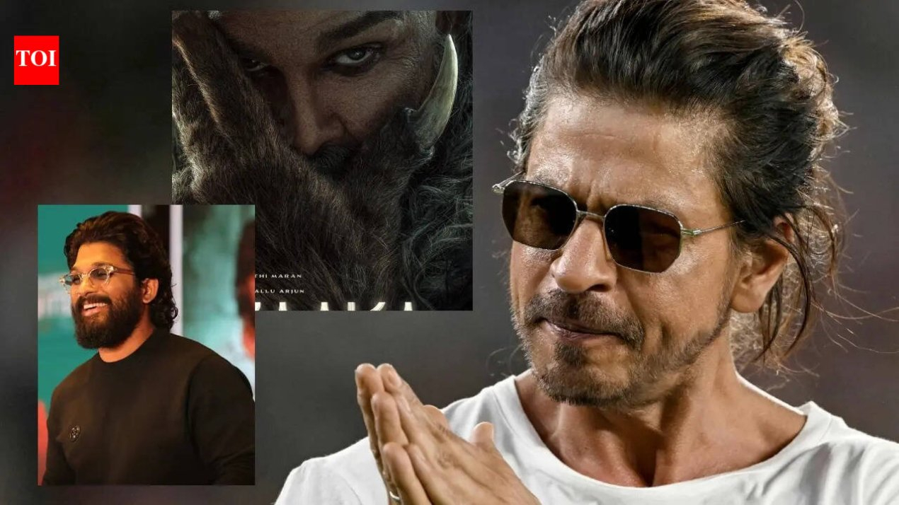 Shah Rukh Khan showers praise on Allu Arjun's look in 'Raaka' as he drops birthday wishes, calls him 'amazing', netizens react | – The Times of India