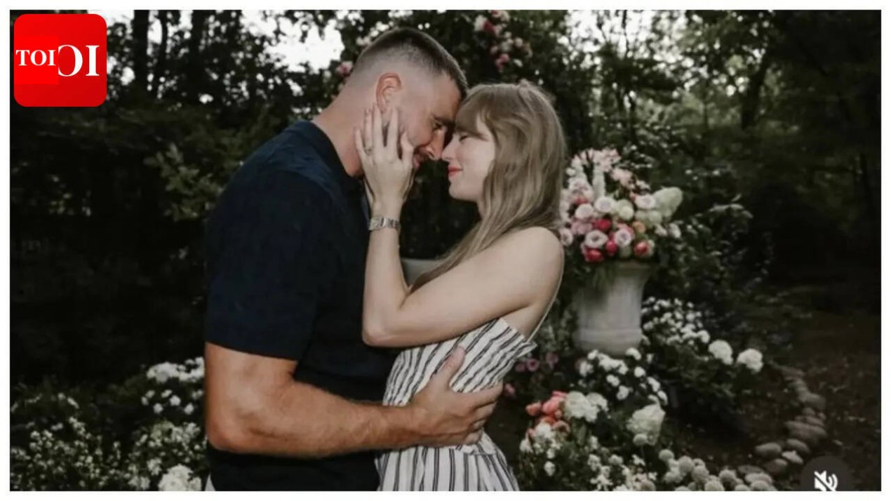 Taylor Swift steps out in white satin ensemble; sparks wedding prep buzz ahead of June nuptials with Travis Kelce – PICS | – The Times of India
