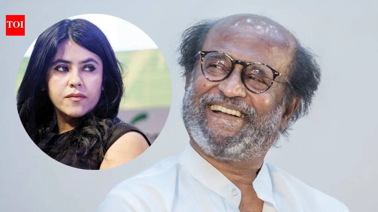 Rajinikanth played a pivotal role in giving Ektaa Kapoor her first show: 'He saw I was upset' | – The Times of India